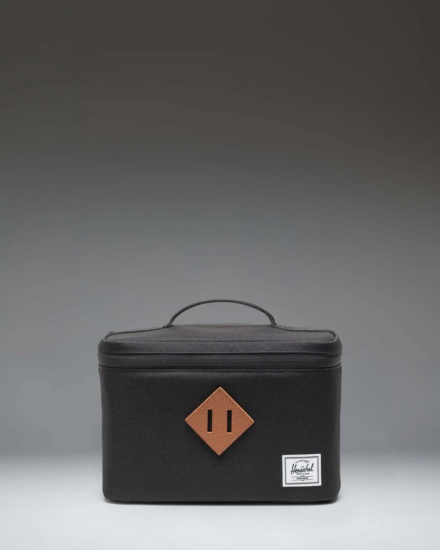 Boite à lunch 6.5L Noir (Logo brun) Herschel Mlle et Coco