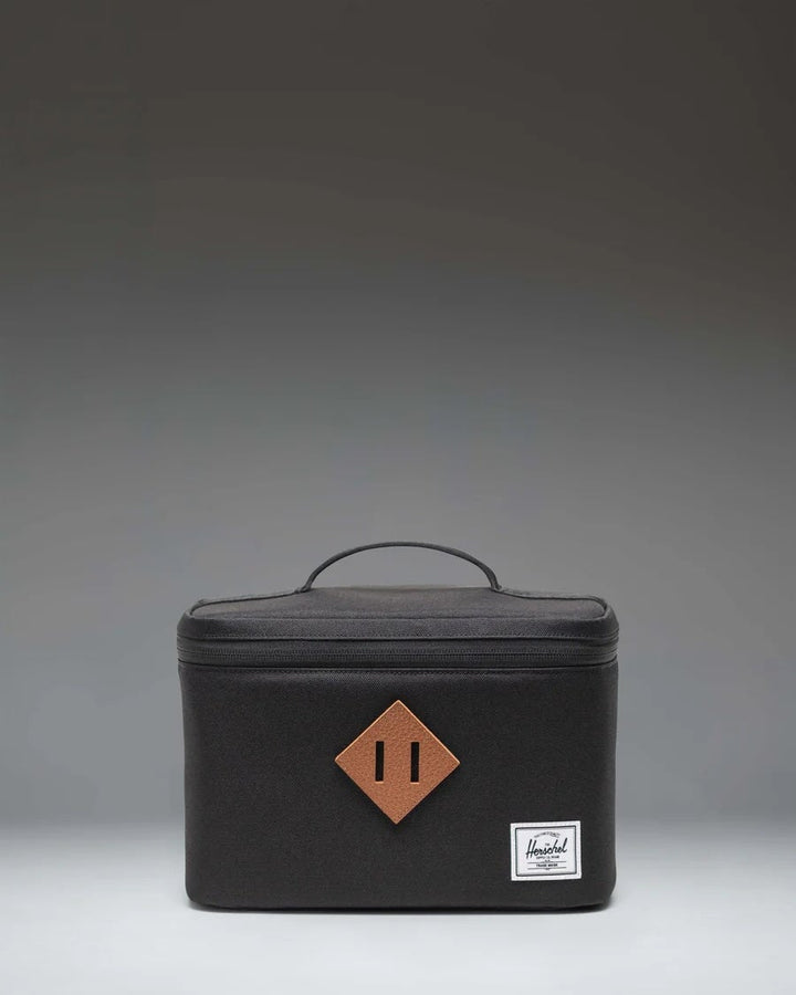 Boite à lunch 6.5L Noir (Logo brun) Herschel Mlle et Coco