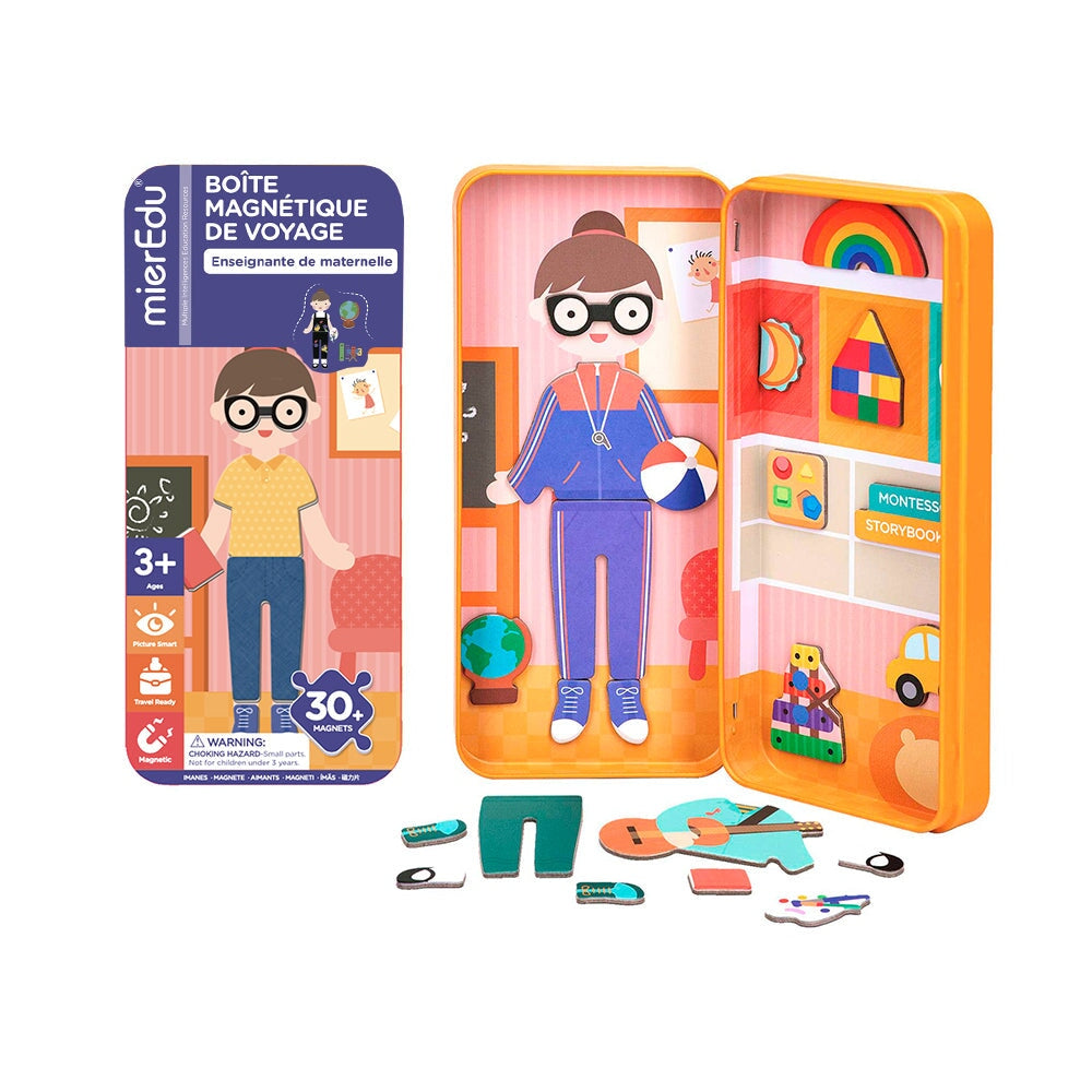 boite magnétique de voyage enseignante maternelle mieredu Mlle Coco
