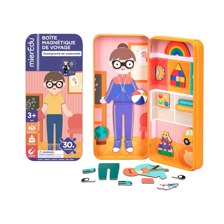 boite magnétique de voyage enseignante maternelle mieredu Mlle Coco
