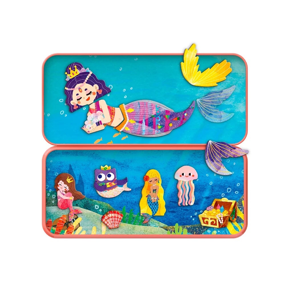 Boîte magnétique mierEDU puzzle sirènes de voyage Mlle &amp; Coco
