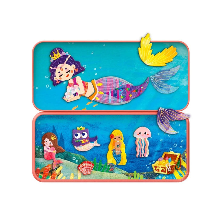Boîte magnétique mierEDU puzzle sirènes de voyage Mlle &amp; Coco