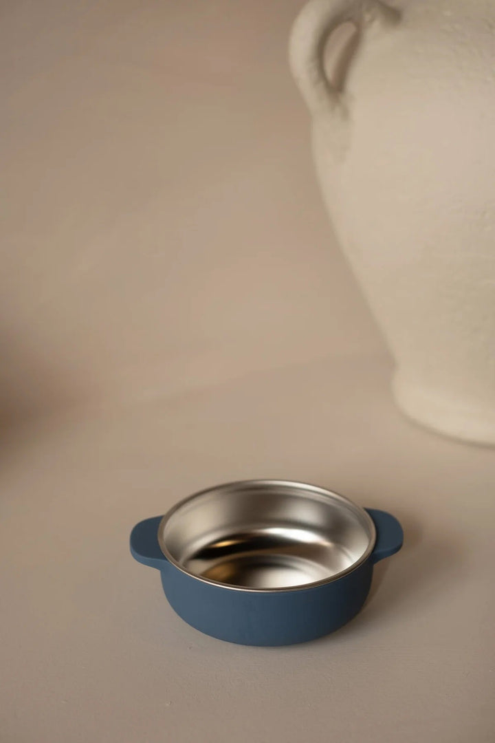 Bol à ventouse – Acier inoxydable et silicone - Micasso &amp; Co Micasso &amp; Co bleu majestueux