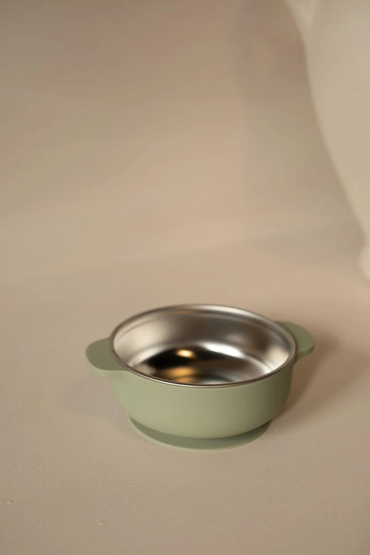 Bol à ventouse – Acier inoxydable et silicone - Micasso &amp; Co Micasso &amp; Co Vert tendre 