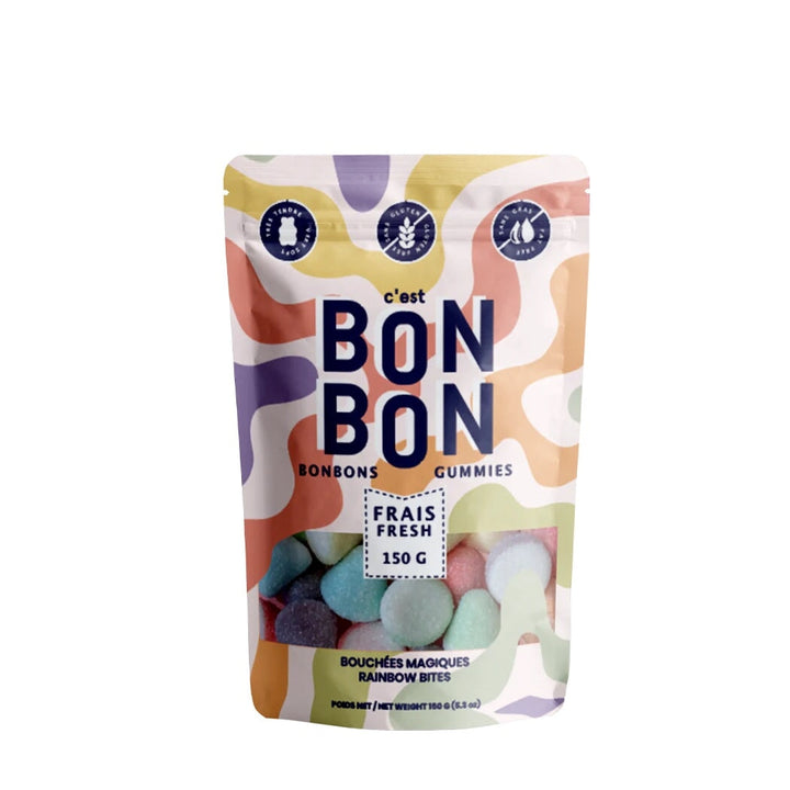 La boite à bonbon gummies bouchées magiques sans gluten