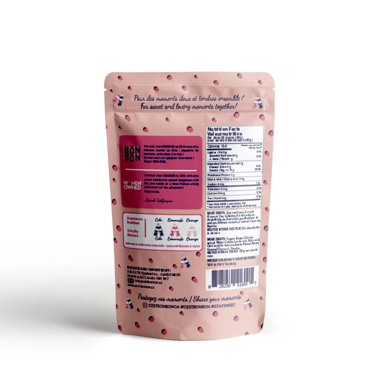 Bonbons - Bouteilles de soda acidulées - La boite à bonbons Repas et gourmandise La boite à bonbons 