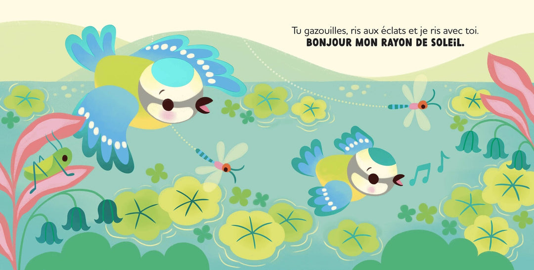 Livre à câliner Bonjour printemps Auzou Mlle et Coco