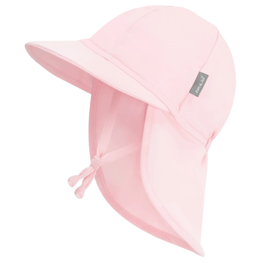 bonnet anti-uv bébé nylon rose doux Jan & Jul