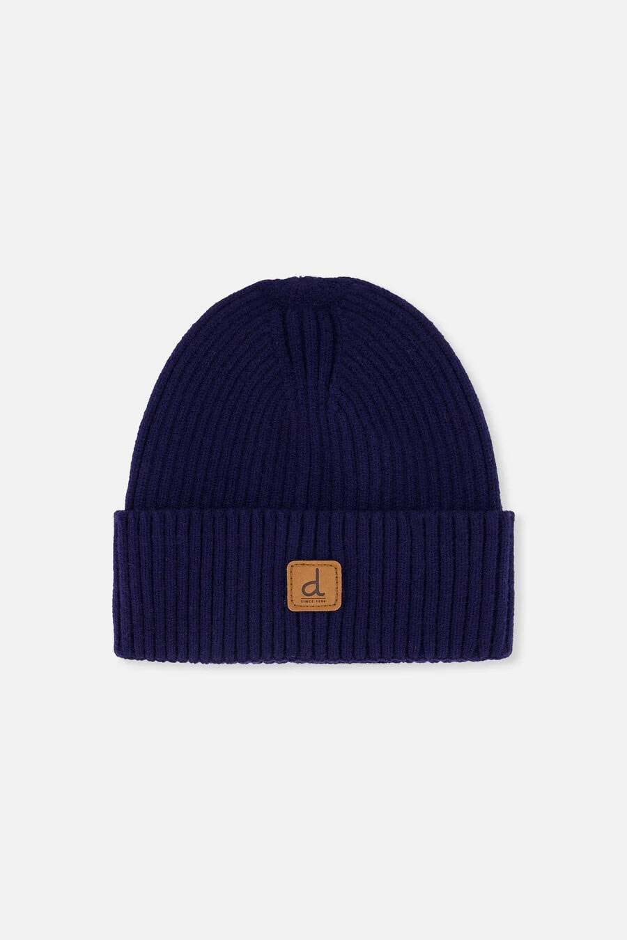 Bonnet mi-saison en tricot Bleu marin Deux par Deux Mlle et Coco
