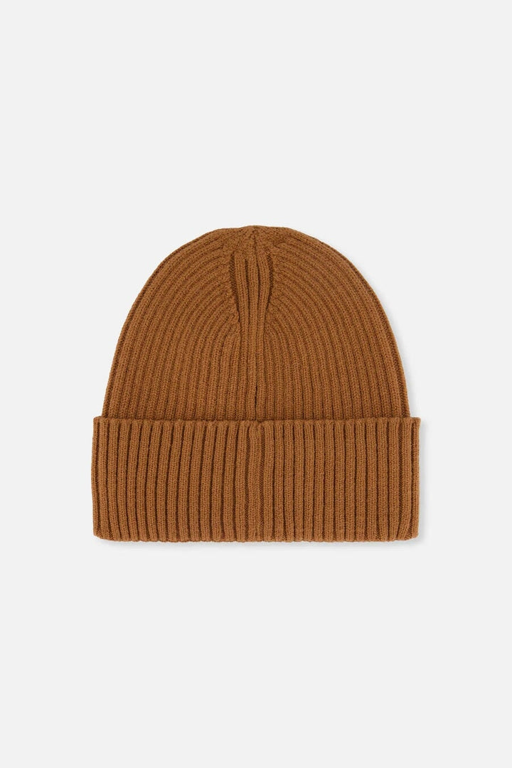 Bonnet mi-saison en tricot Brun cassonade Deux par Deux Mlle et Coco