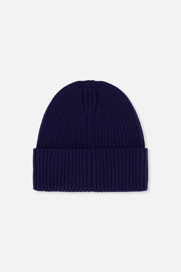 Bonnet mi-saison en tricot Bleu marin Deux par Deux Mlle et Coco