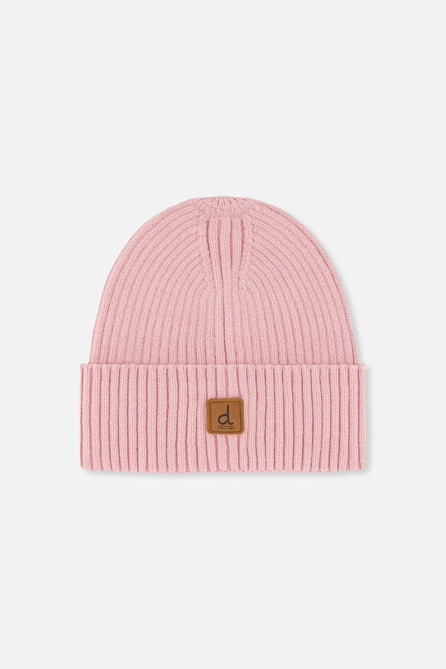 Bonnet mi-saison en tricot Vieux rose Deux par Deux Mlle et Coco