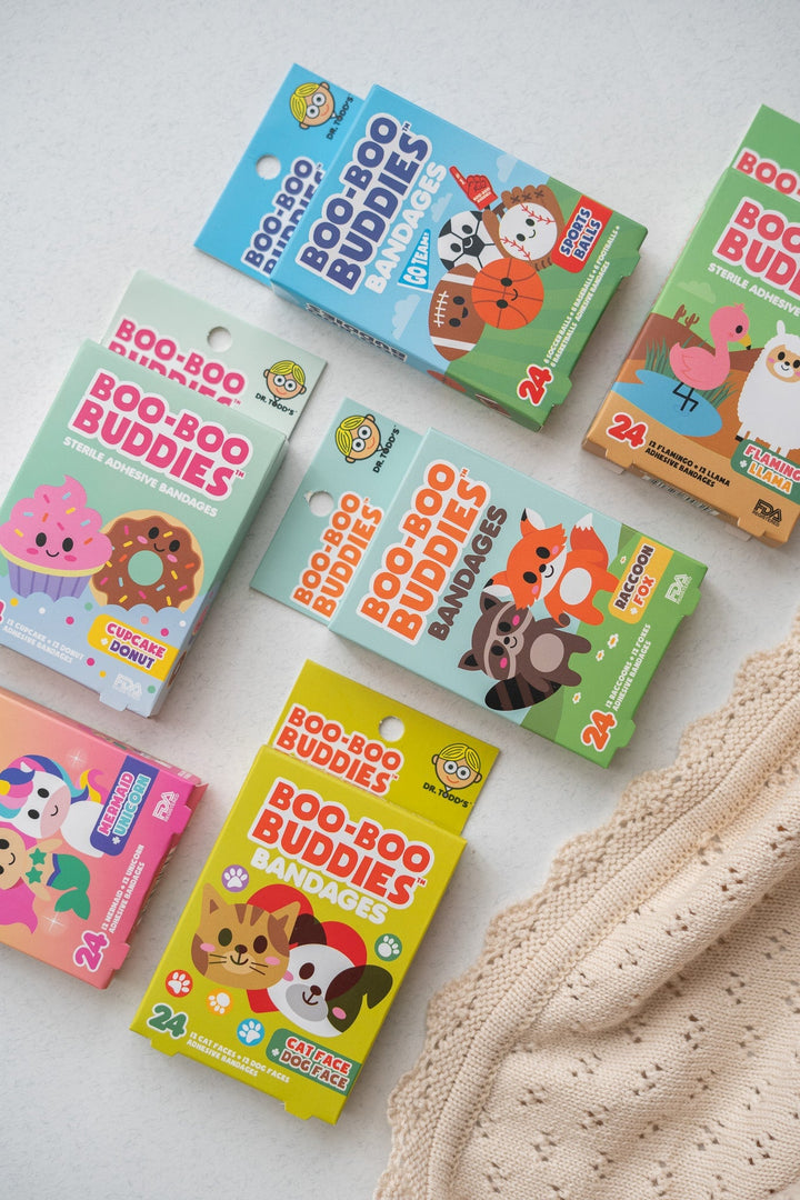 boo-boo Buddies flamant lama pensement bandage enfant accessoire