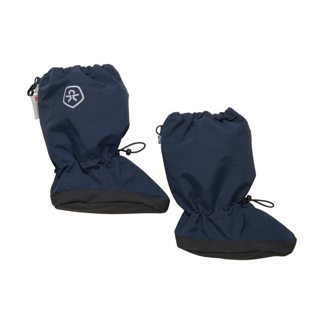 chausse antidérapant bébé hiver mi-saison Color kids marine
