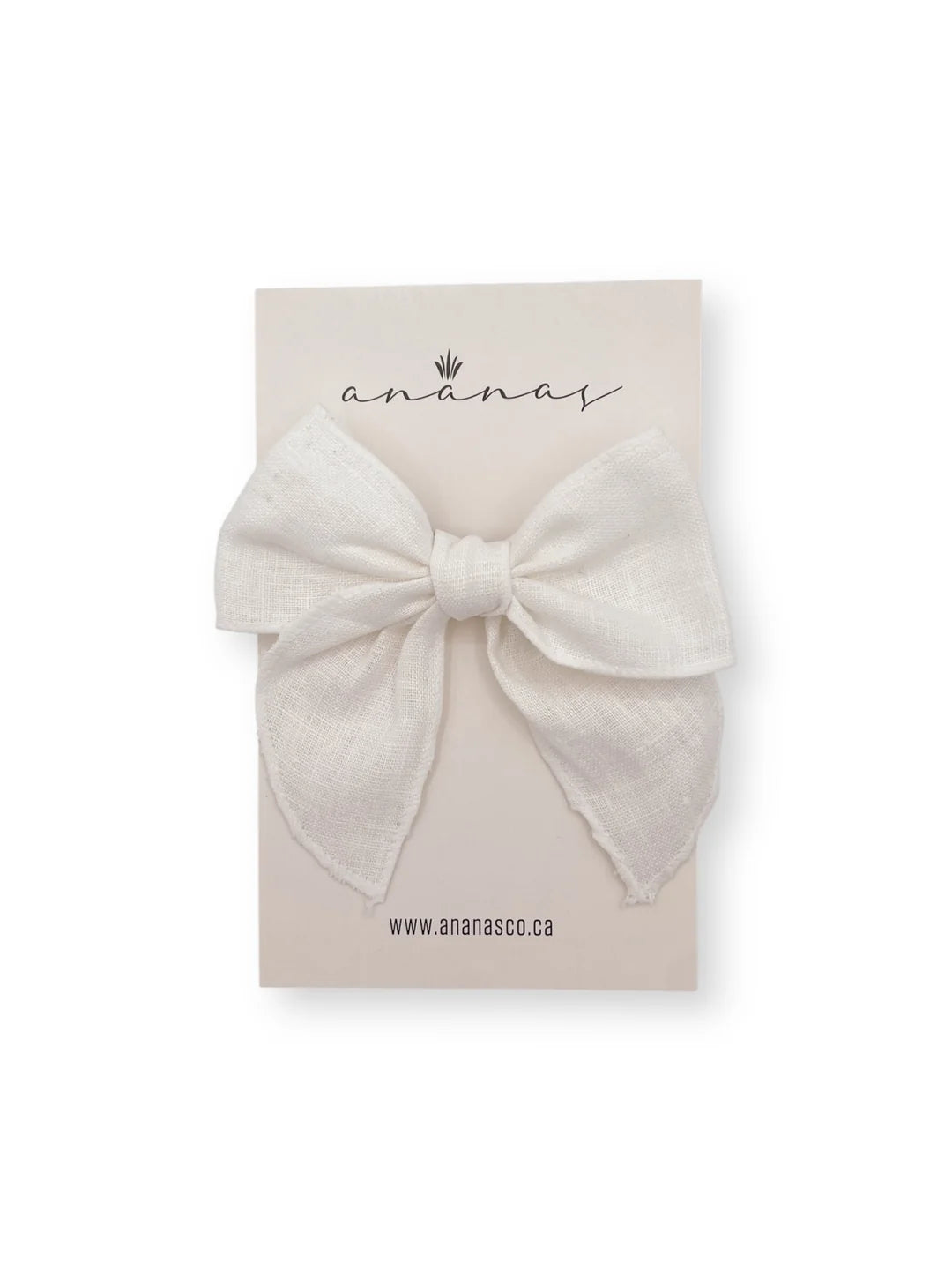 Boucle à cheveux sur pince Fable L Blanc Ananas & Co. Mlle et Coco