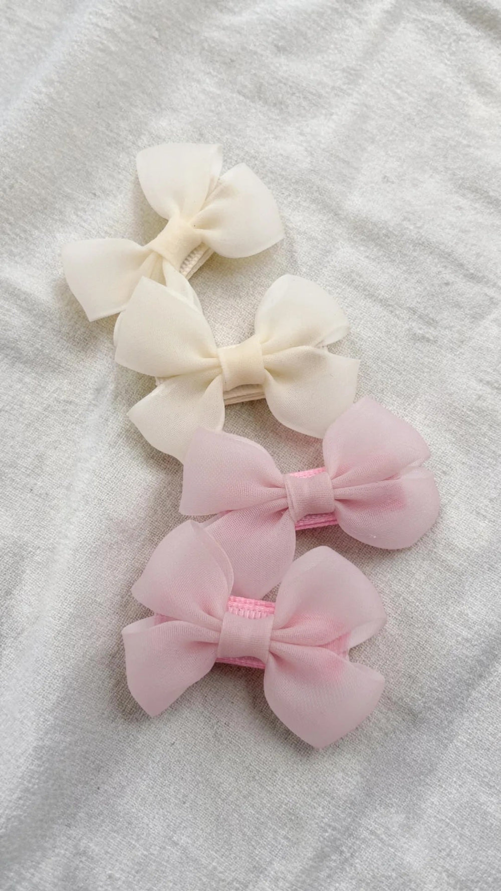 Boucles à cheveux sur pince - Romance ivoire/rose - Ananas & Co. Accessoires vêtements/autres Ananas & Co. 