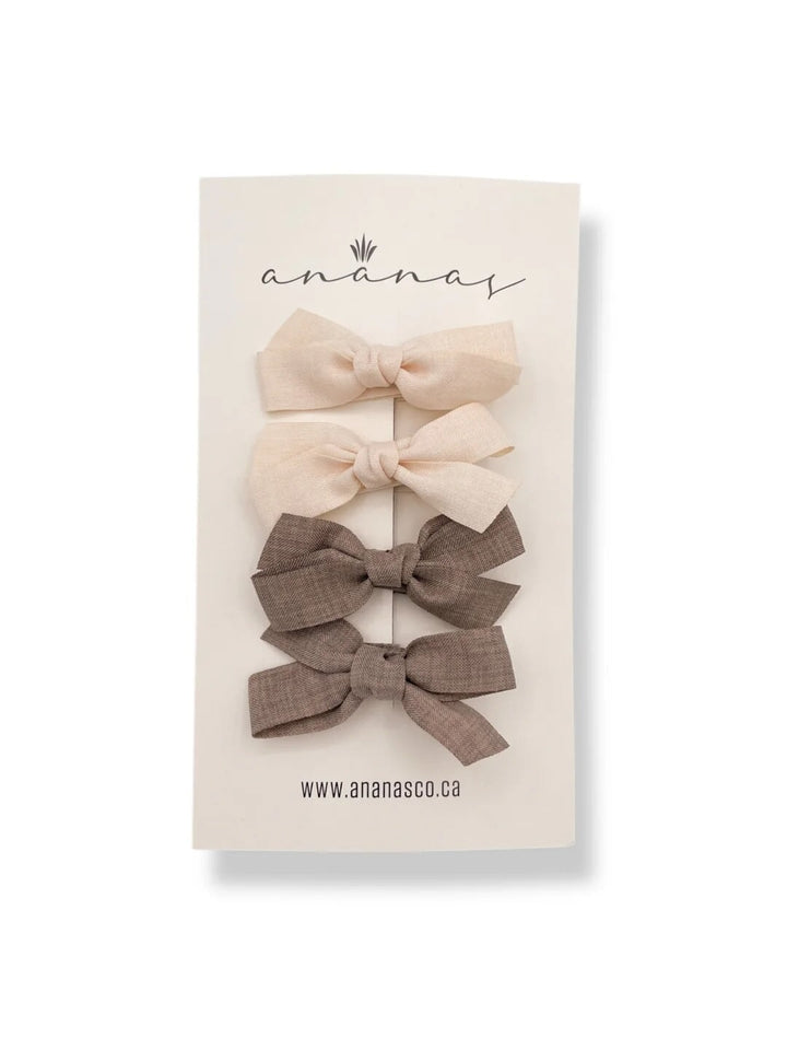 Boucles à cheveux sur pince Beige/brun Ananas &amp; Co.