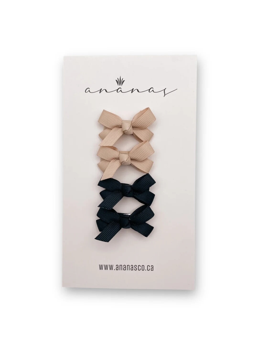 Ensemble de boucles en satin pour fille bébé Ananas Mlle et Coco