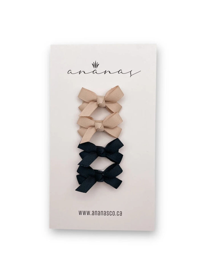 Ensemble de boucles en satin pour fille bébé Ananas Mlle et Coco