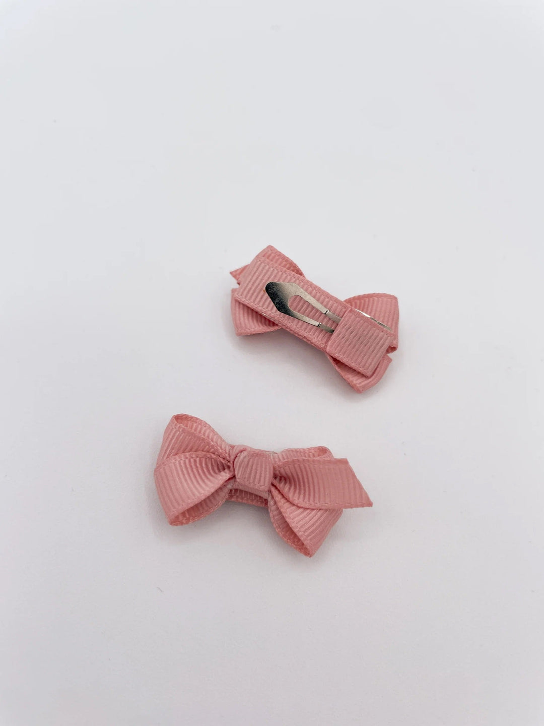 Ensemble de 4 bouclettes sur pinces de Ananas et Co Rose et Lilas