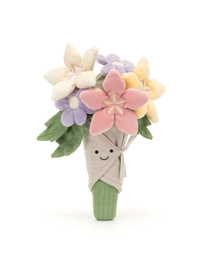 Bouquet de fleurs Peluche Jellycat, parfait pour offrir en cadeau
