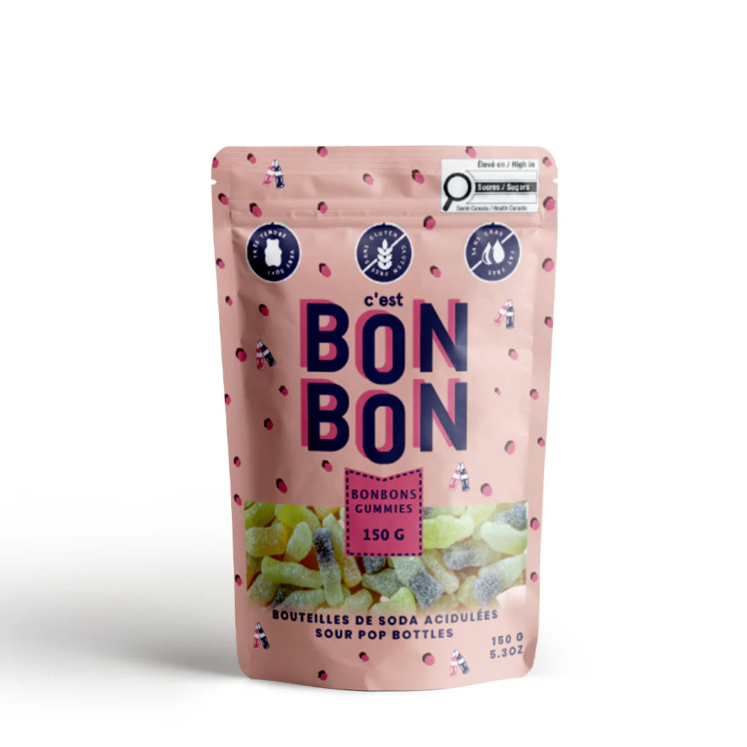 bonbon bouteille de soda acidulée  boite à bonbon