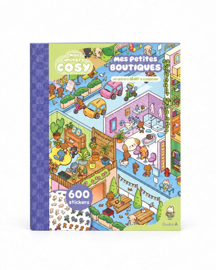 Mon univers cosy - Mes petites boutiques - Un univers géant à composer ! Auzou éditions Mlle et Coco