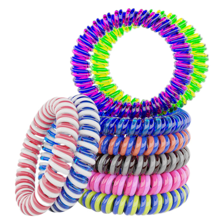 bracelets élastiques coloré anti-moustiques Bye Bugs accessoire été