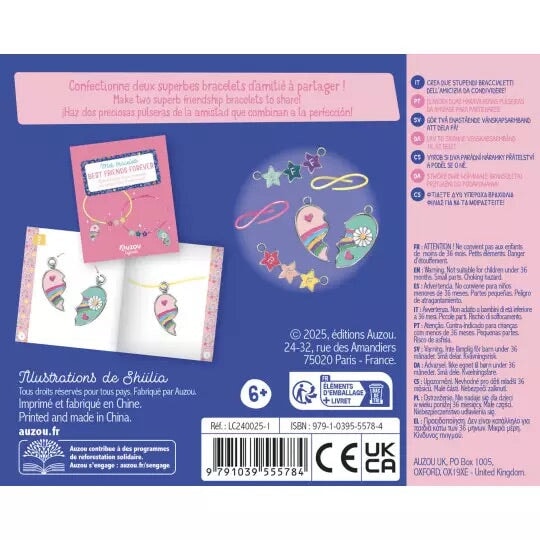 Auzou Bijoux, mes bracelets " Best fiends forever"