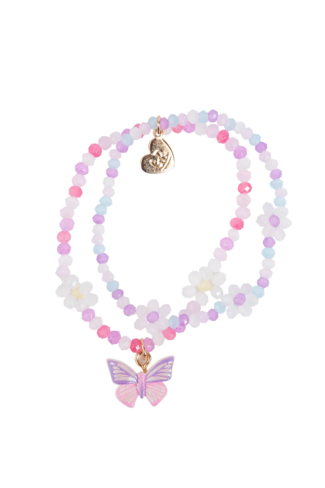 Bracelet papillon rose mauve et blanc Great Pretenders