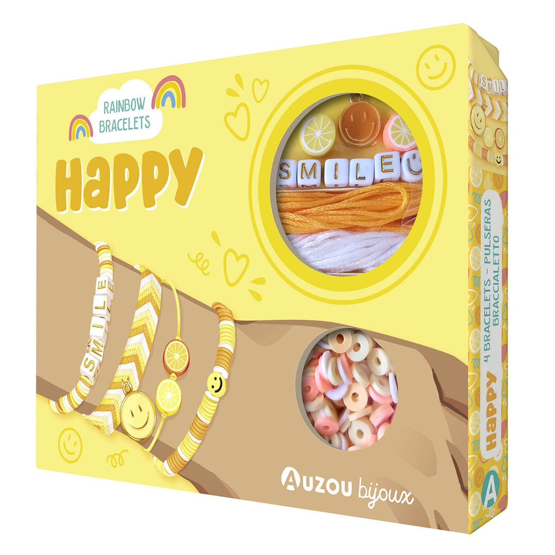 coffret rainbow bracelets happy Auzou Mlle et Coco