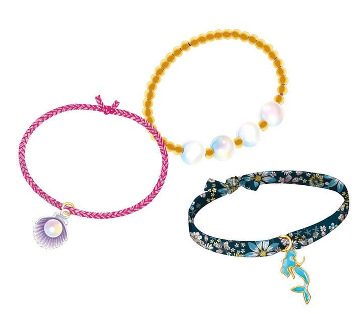 mon accumulation de bracelets sirene Auzou Bijoux Mlle et Coco