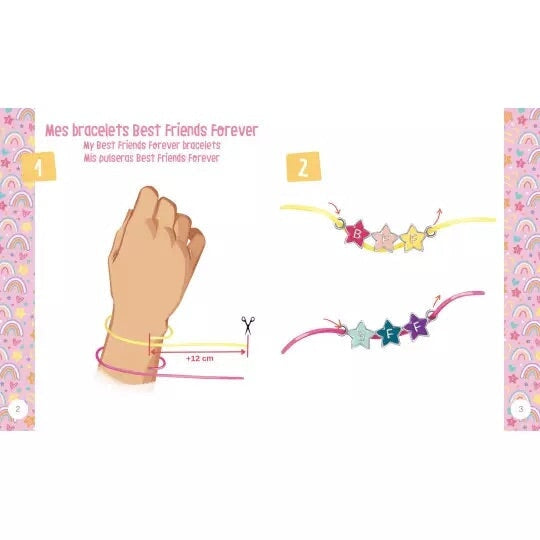 Auzou Bijoux, mes bracelets " Best fiends forever"