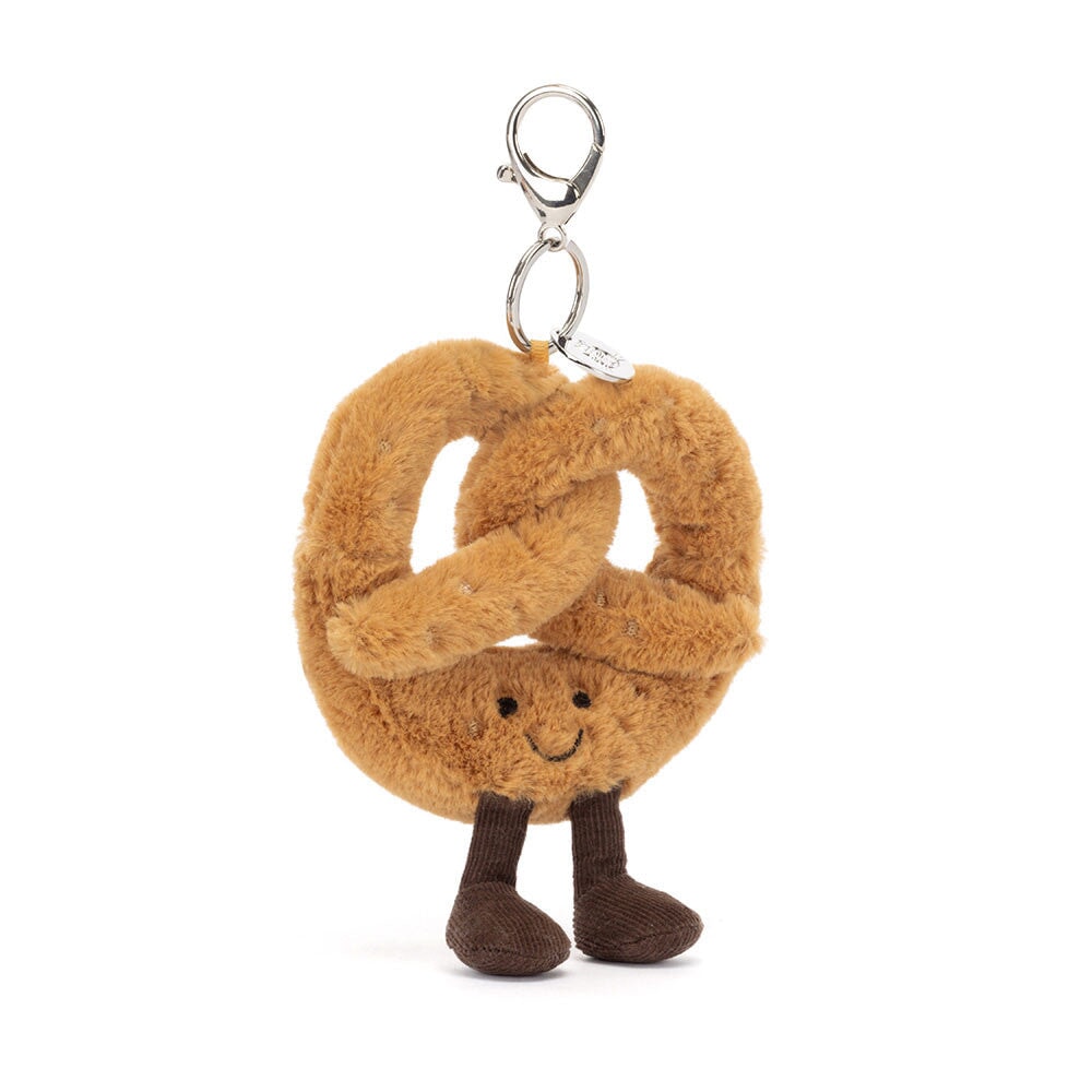 Breloque de sac pretzel nourriture Jellycat Mlle et Coco