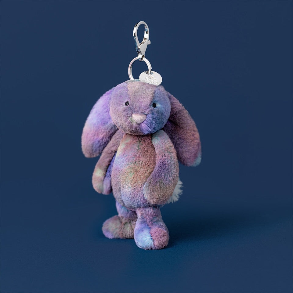 Breloque de sac peluche lapin deluxe Zodihop Jellicat Mlle et Coco