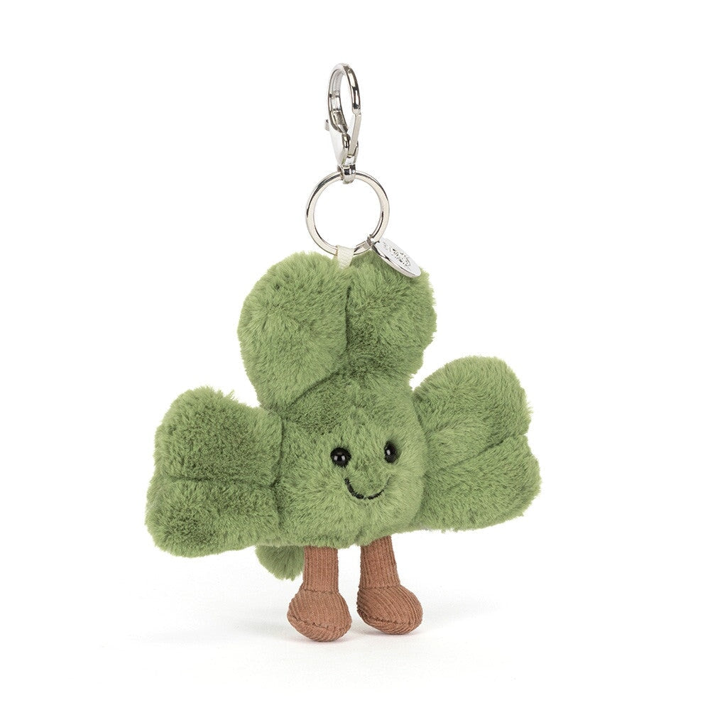 Breloque de sac peluche trèfle Siofra Jellycat Mlle et Coco