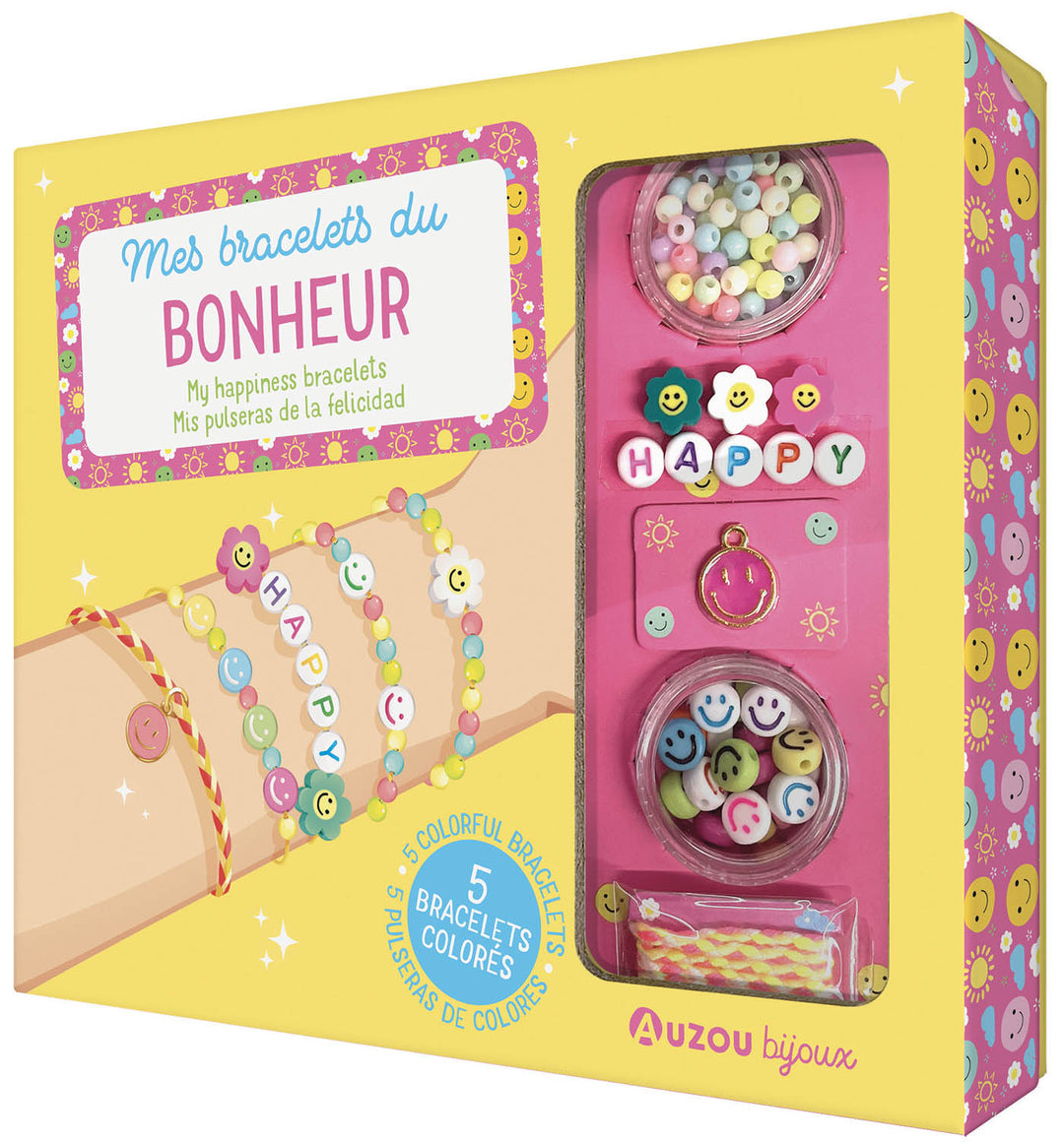 Bricolage Mes bracelets du bonheur Auzou Mlle et Coco