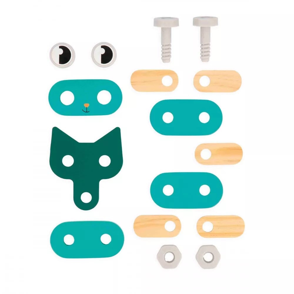 jouet petits animaux à bricoler Janod Mlle et Coco