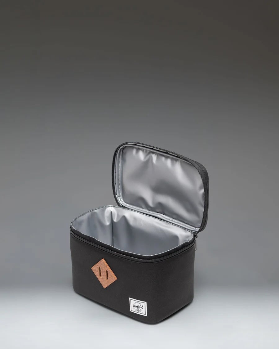 Boite à lunch 6.5L Noir (Logo brun) Herschel Mlle et Coco