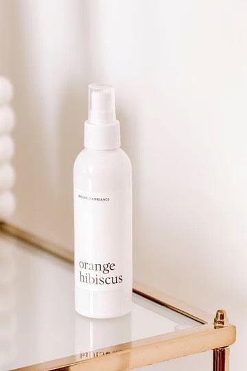 bruine ambiance orange hibiscus maree chandelle compagnie quebecoise