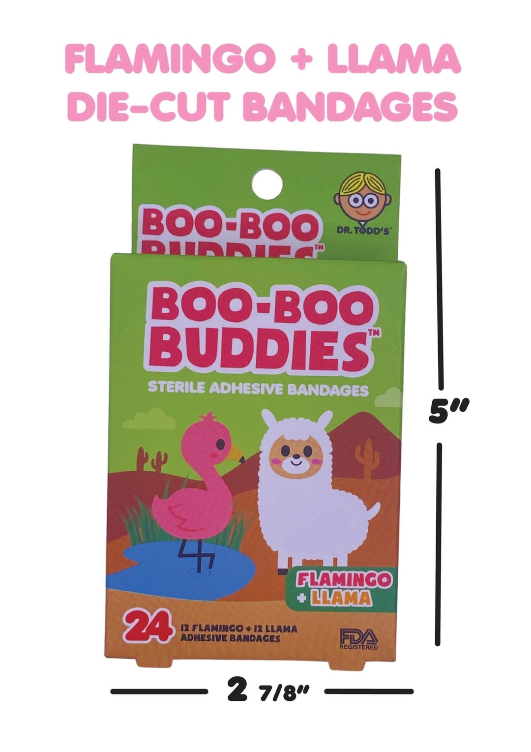 boo-boo Buddies flamant lama pensement bandage enfant accessoire