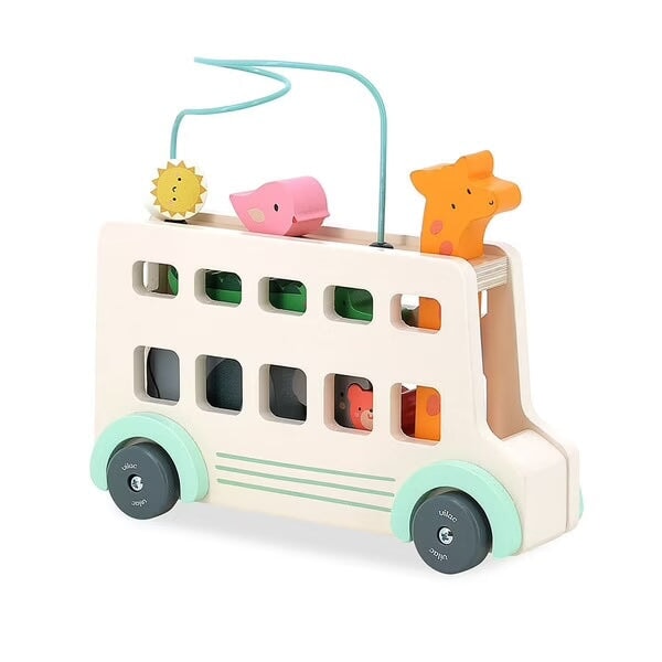 Jouet d'éveil bus'animo en bois Vilac Mlle et Coco