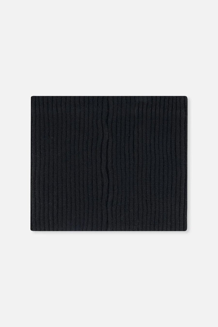 Cache-cou mi-saison en tricot Noir Deux par Deux Mlle et Coco
