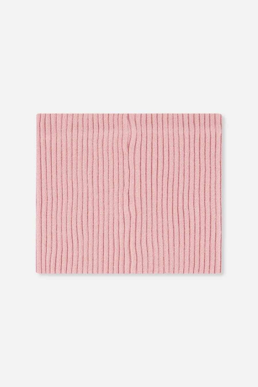 Cache-cou mi-saison en tricot Vieux rose Deux par Deux Mlle et Coco