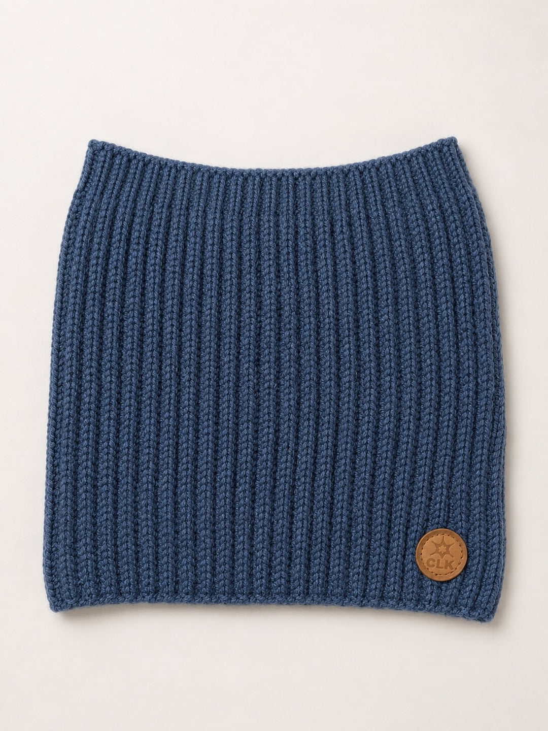 Cache-cou en tricot Bleu Calikids Mlle et Coco