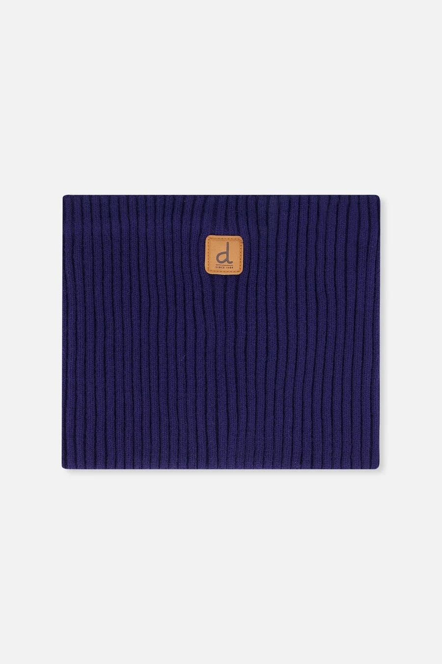 Cache-cou mi-saison en tricot Bleu marin Deux par Deux Mlle et Coco