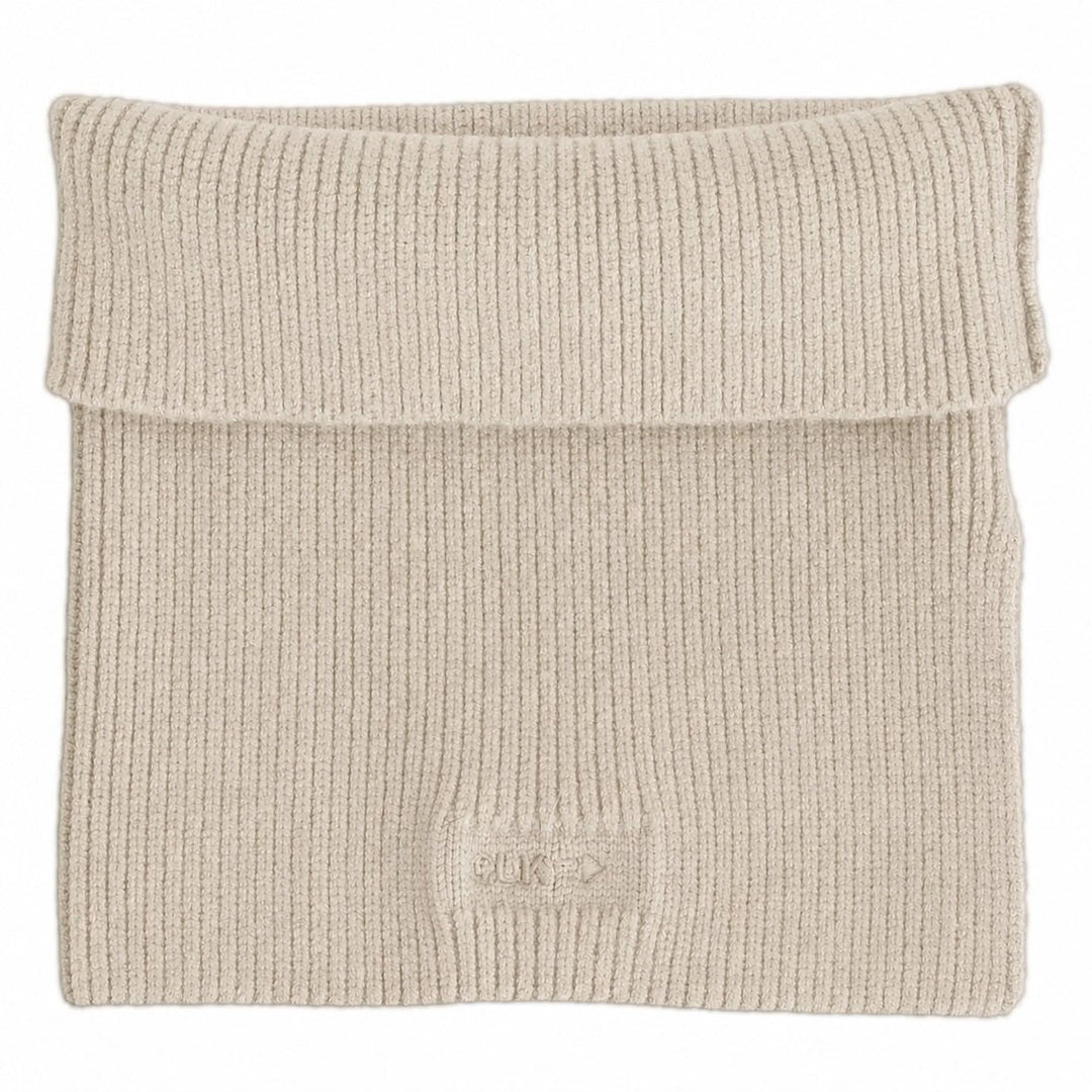 Cache-cou en tricot doux (0-2 ans) beige Calikids Mlle et Coco