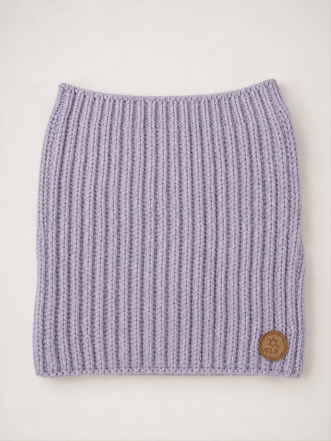 Cache-cou en tricot Lilas Calikids Mlle et Coco