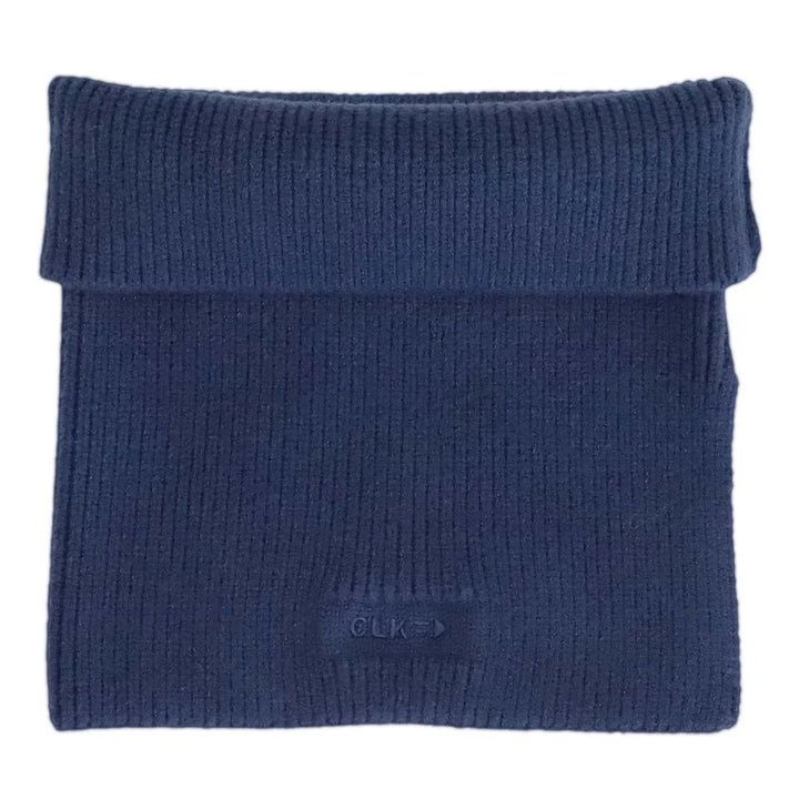 Cache-cou en tricot doux (0-2 ans) marine Calikids Mlle et Coco