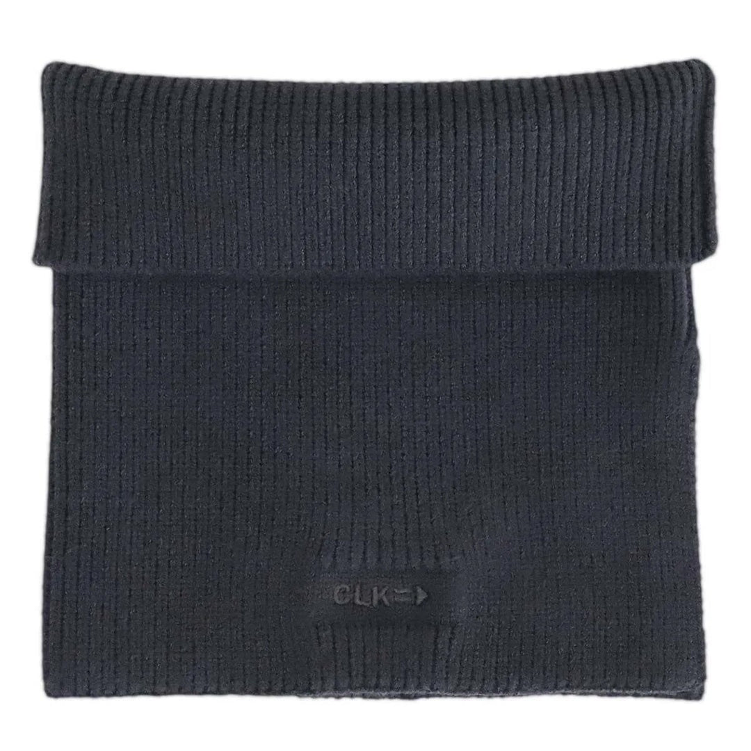 Cache-cou en tricot doux noir (0 à 2 ans) Calikids Mlle et Coco